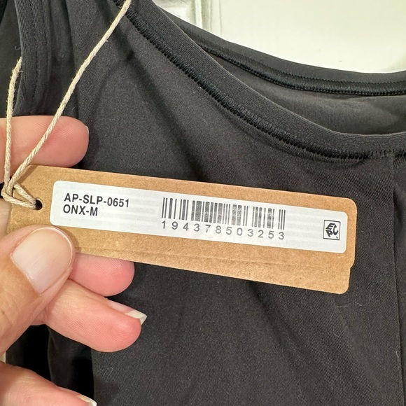 NWT Skims Fits Everybody Slip Dress in Onyx Women’s Sz M - Picture 7 of 9